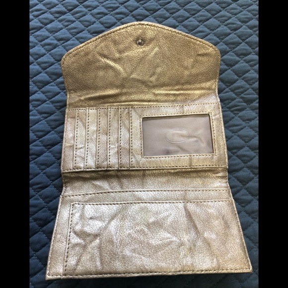 Guess Wallet, Brown, Gold & Silver - New - Picture 2 of 3